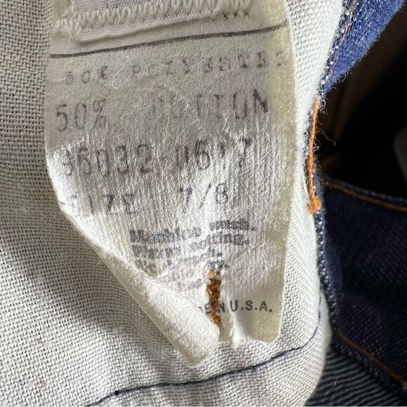 Vintage 1960’s, 1970’s Levi’s Button Down A Line Maxi Skirt Orange Label - Picture 11 of 11